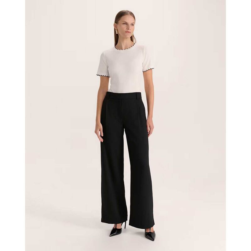 SABA Emilie Tipped Tee image number 3